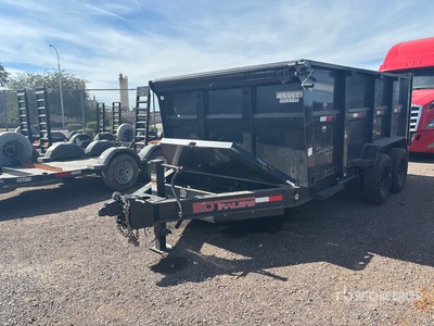 2026 ED Trailers LPT8314274S-BP 14 ft T/A Dump Utility Trailer