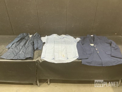 (9) Men’s Coat’s, (3) All-Weather Coats, (35) Men’s Shirts & Assorted Items