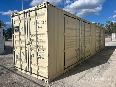 2025 40 ft High Cube Multi-Door Storage Container