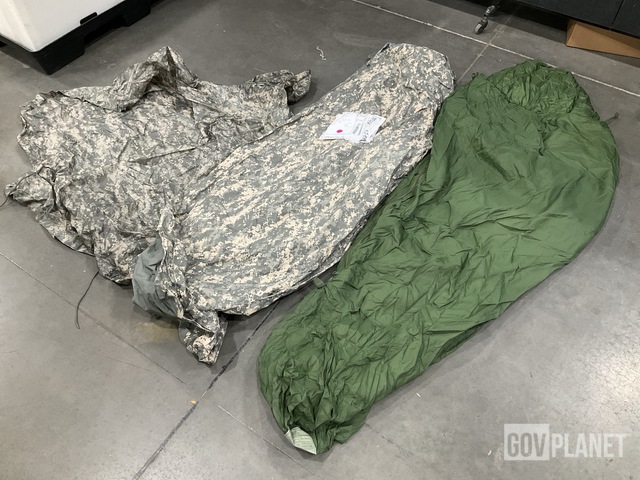 (87) Bivy Covers, (45) Wet Weather Poncho Liners & Assorted Items