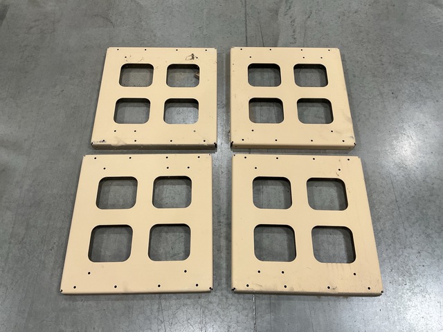 (68) Oshkosh 3859568 Electrical Equipment Shelves