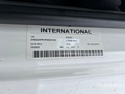 2023 International LT625 6x4 Ciągnik siodłowy T/A z kabiną sypialną