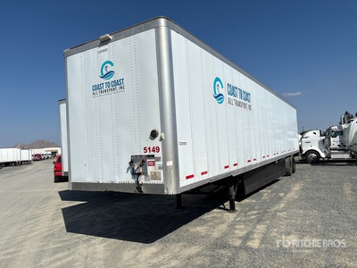 2015 Wabash 53 ft x 102 in T/A Van Trailer