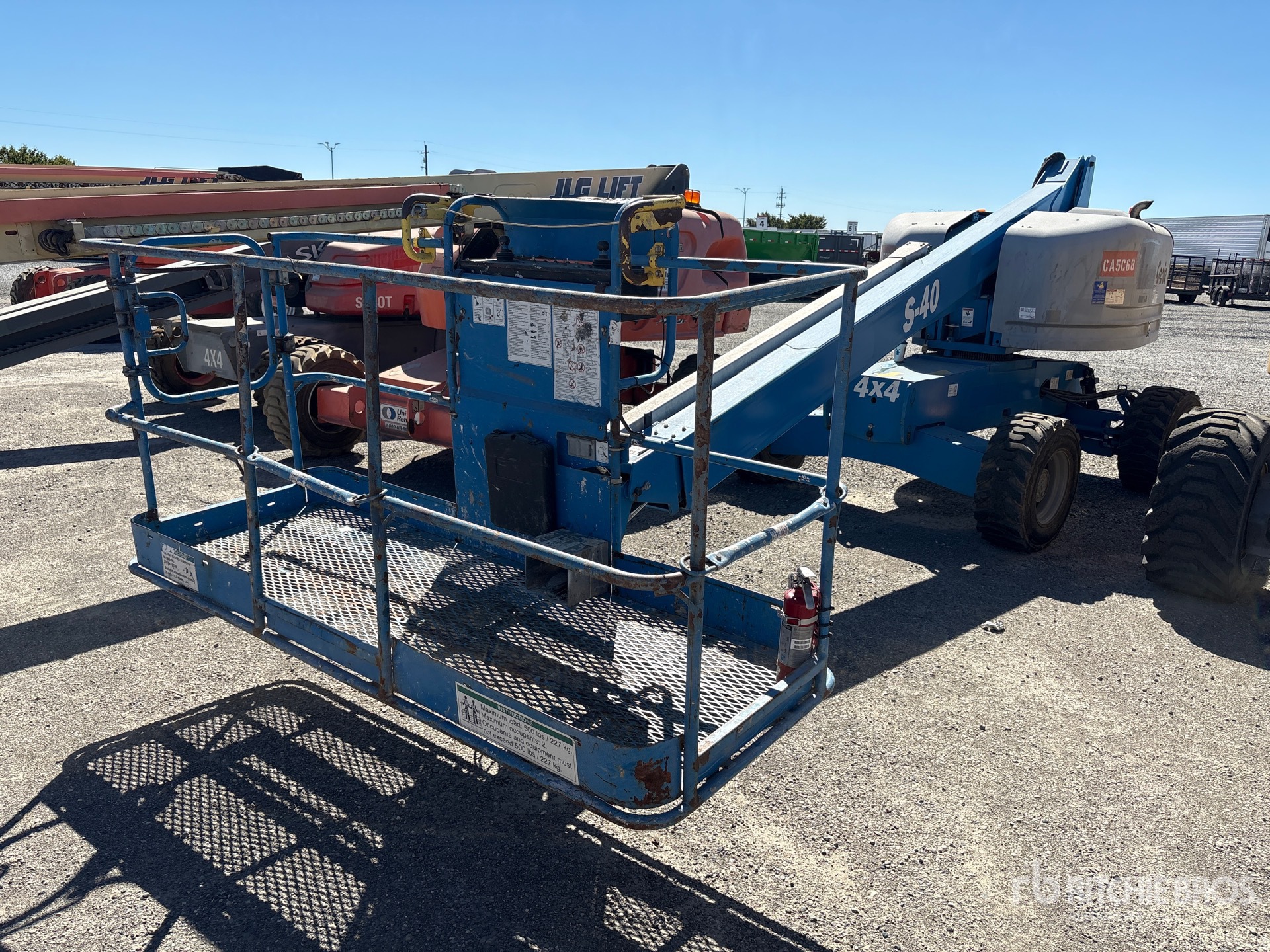 2017 Genie S40 4WD Diesel Telescopic Boom Lift