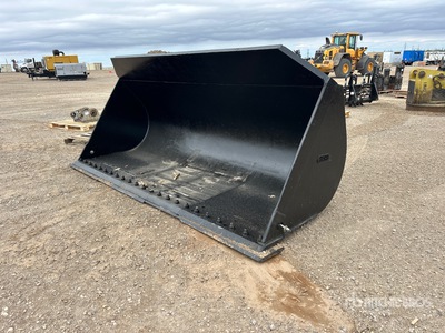 Fleco 140 in 6 cyd Q/C General Purpose Wheel Loader Bucket - Fits Cat 966 & 972