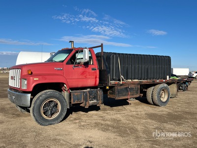 GMC 4x2 Flatbed Water Truck