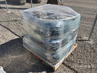 Quantity of (27) Rolls of Galvanized Barbed Wire (Unused)
