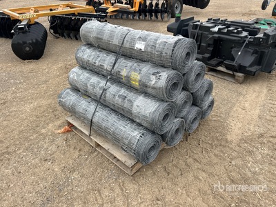 Quantity of (10) 2025 BYT FFC762 330 ft x 4 ft Galvanized Farm Clôture (Unused)