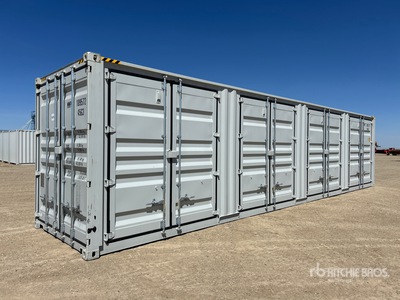 2025 40 ft High Cube Multi-Door Storage Container