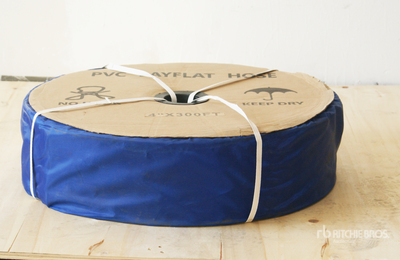 Quantity of (2) 2024 Powertek 4 in x 300 ft PVC Layflat Manguera (Unused)