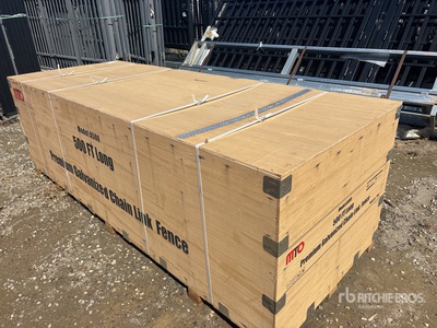 2026 MTO A500 500 ft x 6 ft 5 in Chain Link Site Fence (Unused)