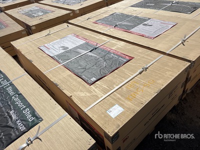 2026 MTO A4020 40 ft x 20 ft 40 ft x 20 ft Steel Carport Shed (Unused)