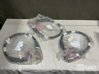 (3) General Dynamics 16102256-001 Cable Assemblies