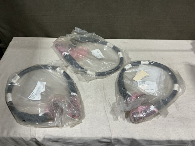 (3) General Dynamics 16102256-001 Cable Assemblies