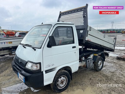 2007 Piaggio Porter 4x4 Tipper Truck (Inoperable)