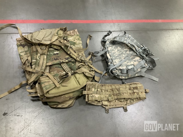 (34) Tactical Assault Panels, (8) Field Packs & Assorted Items
