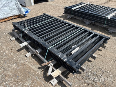 Quantity of (6) Iron Eagle 8 ft x 4 ft Steel Vallas