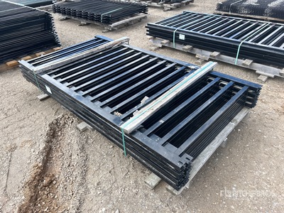Quantity of (8) Iron Eagle 8 ft x 4 ft Aluminum Vallas