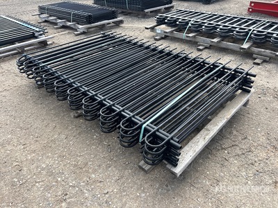 Quantity of (7) Iron Eagle 7 ft 6 in x 4 ft 10 in Steel Schermen