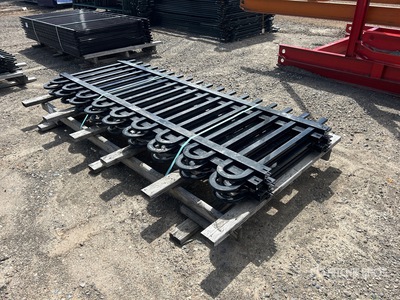 Quantity of (5) Iron Eagle 8 ft x 3 ft 3 in Aluminum Schermen