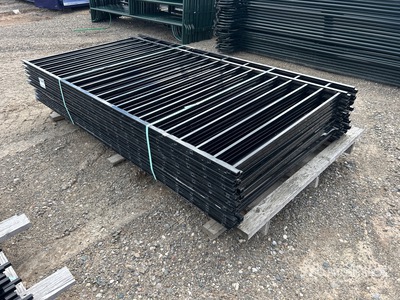 Quantity of (17) Iron Eagle 7 ft 4 in x 4 ft Aluminum Schermen
