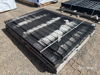 Quantity of (19) Omega 94 in x 70 in Steel Vallas