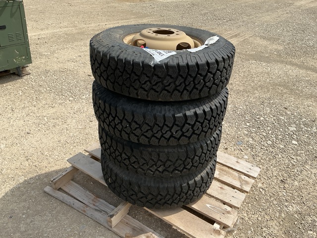 (4) Goodyear LT235/85R16 Tires w/Wheels