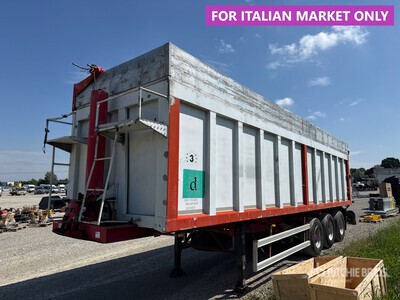 1997 Piacenza Tri/A End Dump Trailer