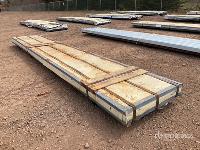 Quantity of (200) Metal Roofing, Galvanized 16' (Unused)