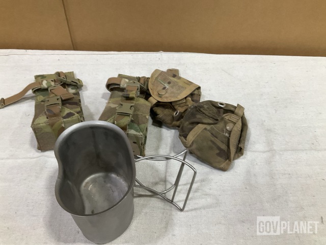 (35) Individual Pouches, (83) Grenade Carriers & Assorted Items
