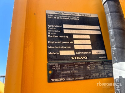 2019 Volvo L120H Wheel Loader