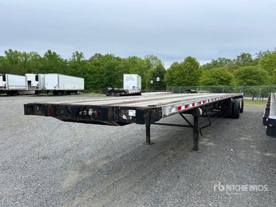 2013 Great Dane FLP-0024-00048 48 ft T/A Spread Axle Remolque caja abierta