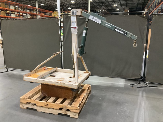 Beech Engineering B-500CW Counterweighted Hydraulic Floor Crane