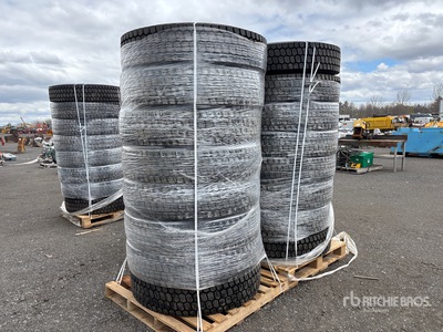 Quantity of (16) 11.5R25 GoSnow Retread Tires