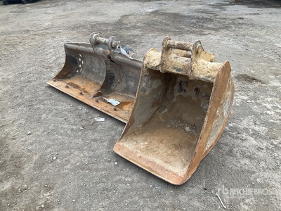 Quantity of (2) Strickland 8 Ton, 585mm (50mm pin), 1480mm (60mm pin) Cazo para excavadora