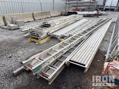 Quantity of Scaffolding Standards, Ledgers, Transoms, Braces and Platforms