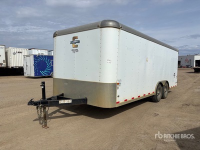 2015 Charmac 20 ft T/A Pressure Washer Enclosed Trailer