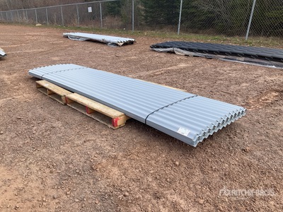 Quantity of (100) 3 ft x 12 ft Metal Roofing (Unused)