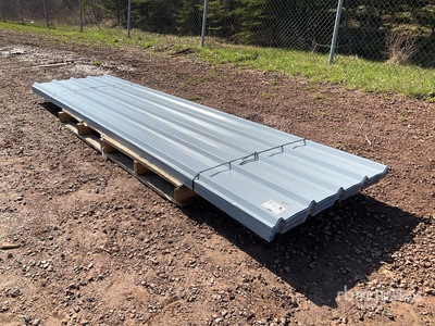 Quantity of (100) 3 ft x 12 ft Metal Roofing (Unused)