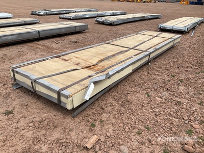 Quantity of (220) Metal Roofing, Grey, 12' (Unused)