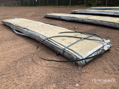 Quantity of (130) Metal Roofing, Black, 18' (Unused)
