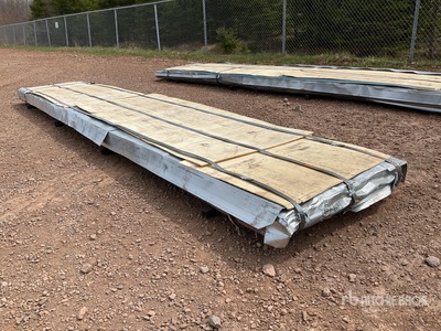 Quantity of (130) Metal Roofing,Black, 18' (Unused)