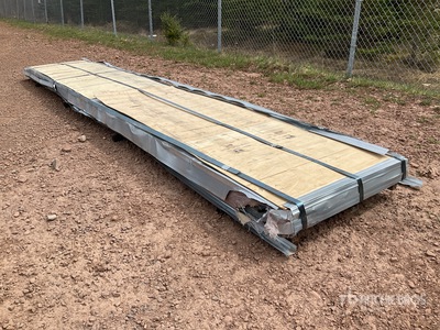 Quantity of (130) Metal Roofing, Black, 18' (Unused)