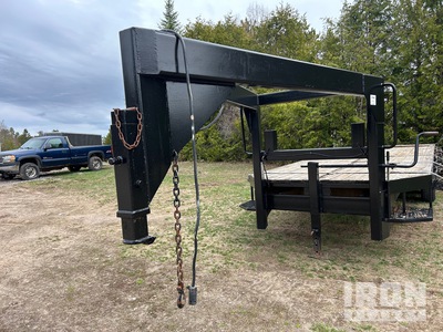 Homemade 24 ft Tri/A Gooseneck Rimorchio a cassone fisso