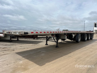 2006 Alutrec 49 ft Quad/A Flatbed Trailer