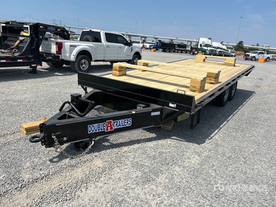 2026 Double A 8320T7K 20 ft T/A Flatbed Trailer (Unused)