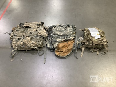 (14) Large Field Pack Sets, (7) Large Field Rucksacks & Assorted Items
