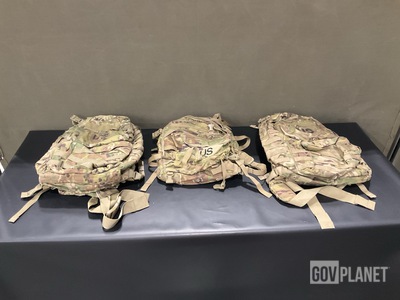 (2) Medium Packs, (16) Assault Packs & (6) Medium Rucksacks