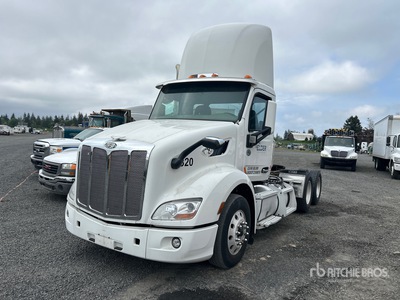 2019 Peterbilt 579 6x4 T/A Day Cab Truck Tractor (Inoperable)