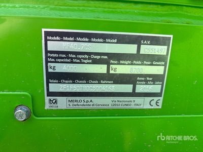 2016 Merlo MF40.7CS Telehandler